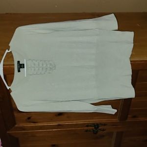 august Silk] sz. XL beige sweater.